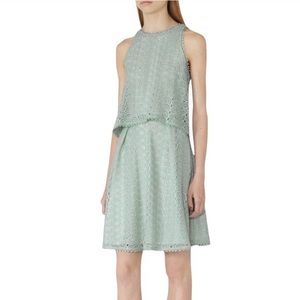 reiss lace remi dress size 8